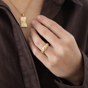 Chunky Ring - 18K Guldbelagt