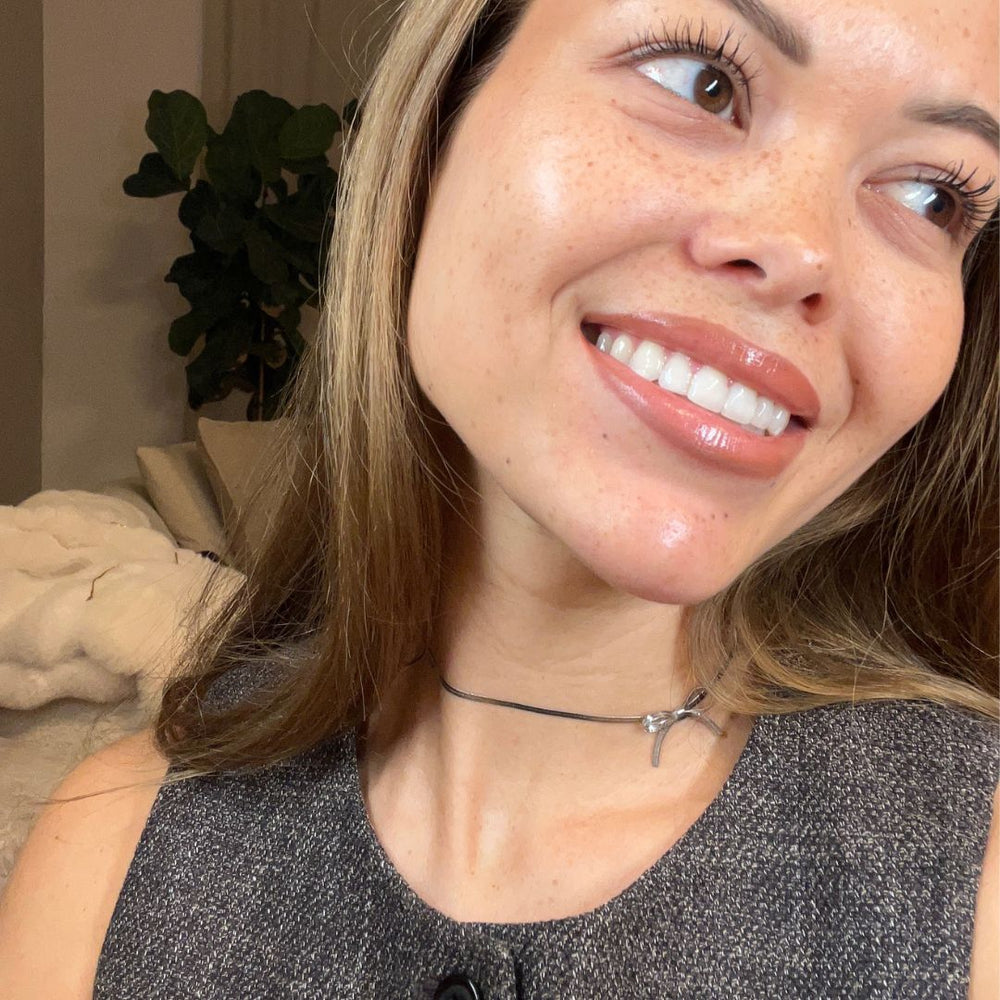 Sløjfe Slangehalskæde - Sølvfarvet