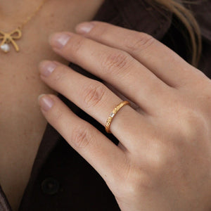 Ocean Ring - 18K Guldbelagt