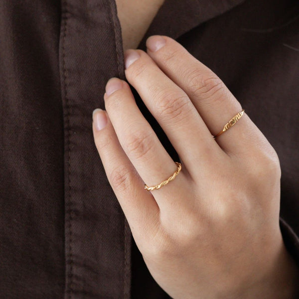 Snoet Ring - 18K Guldbelagt