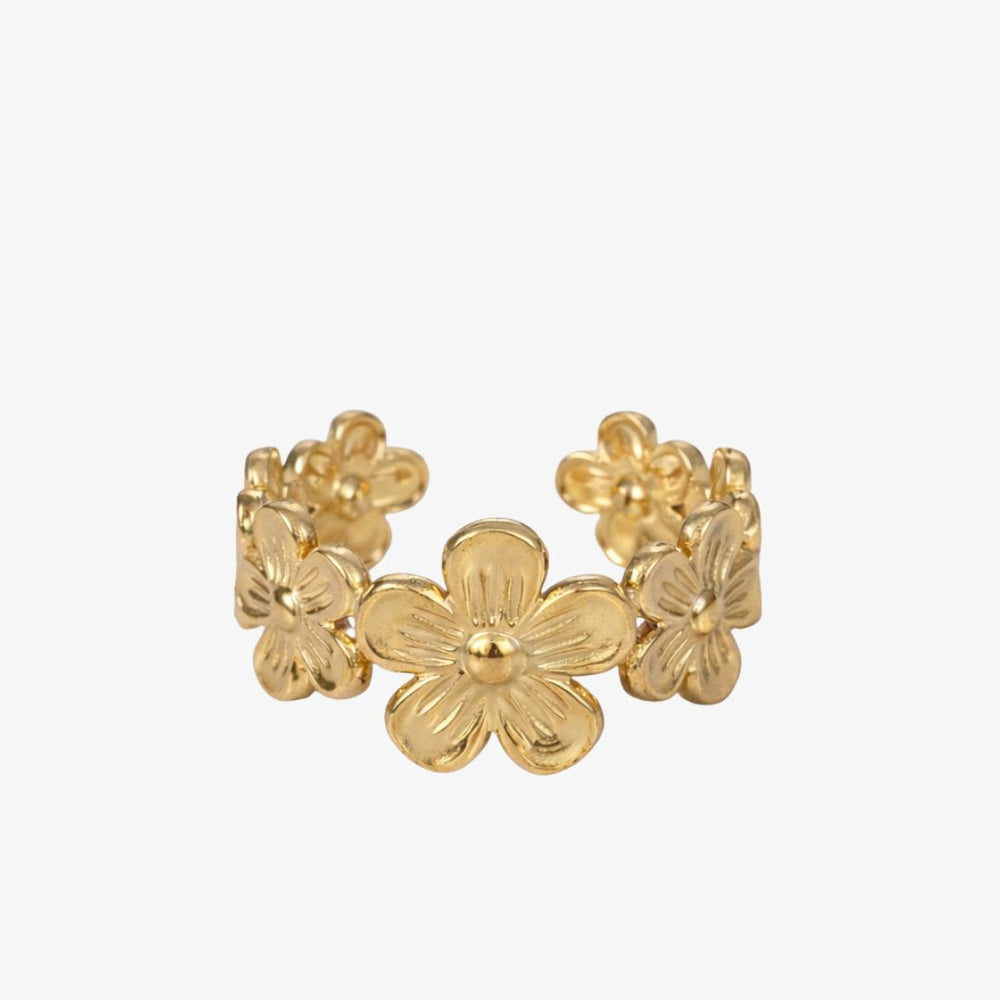 Flower Ring - 18K Guldbelagt