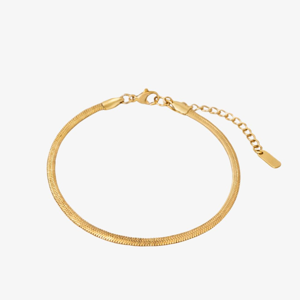 Slangearmbånd - 18K Guldbelagt