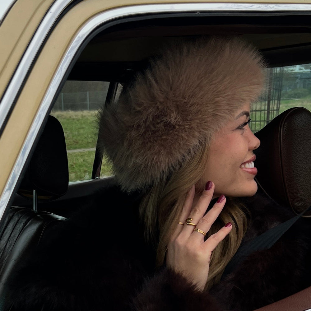 Sun Band Ring - 18K Guldbelagt