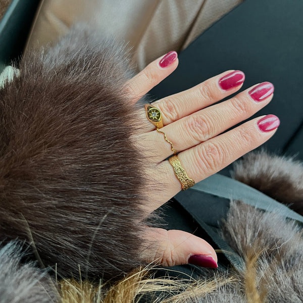 Irregular Ring - 18K Guldbelagt