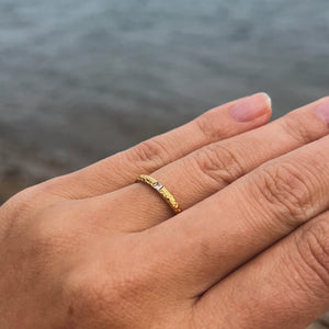 Ocean Ring - 18K Guldbelagt