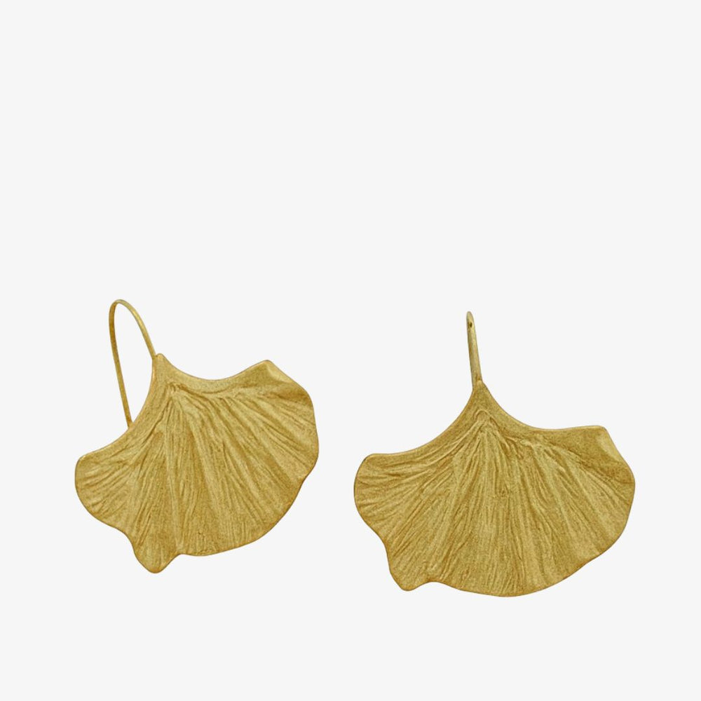 Abstract Øreringe - 18K Guldbelagt