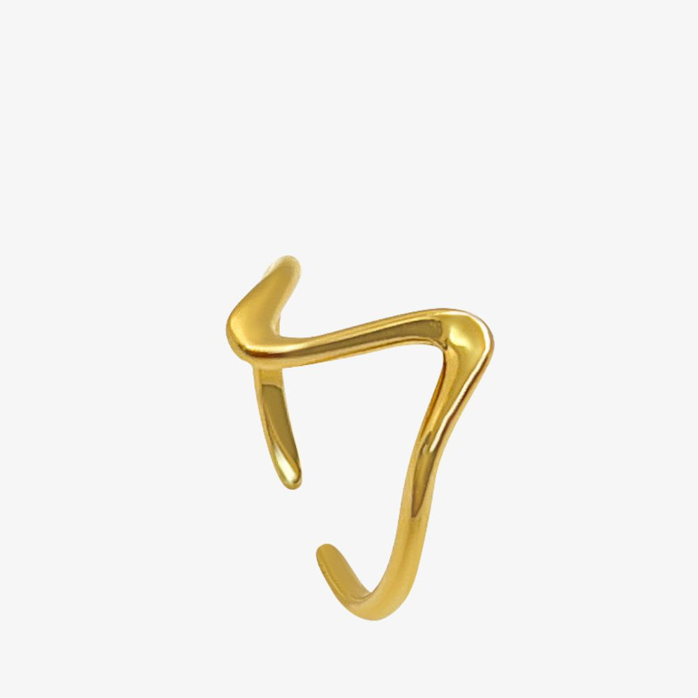 Wave Ring - 18K Guldbelagt