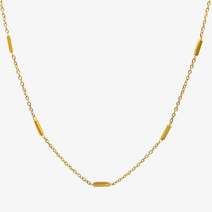 Bar Halskæde - 18K Guldbelagt