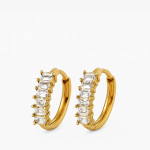 Krystal Creol Øreringe - 18K Guldbelagt