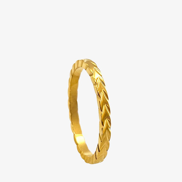 Classic Sun Ring - 18K Guldbelagt