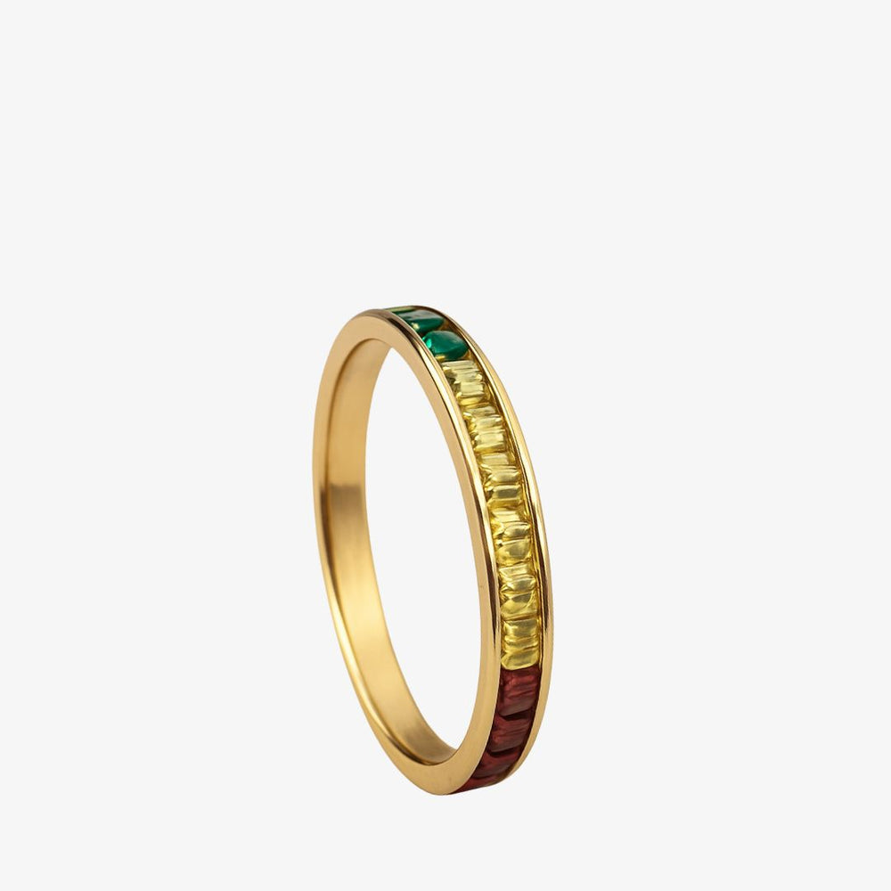 Color Ring - 18K Guldbelagt