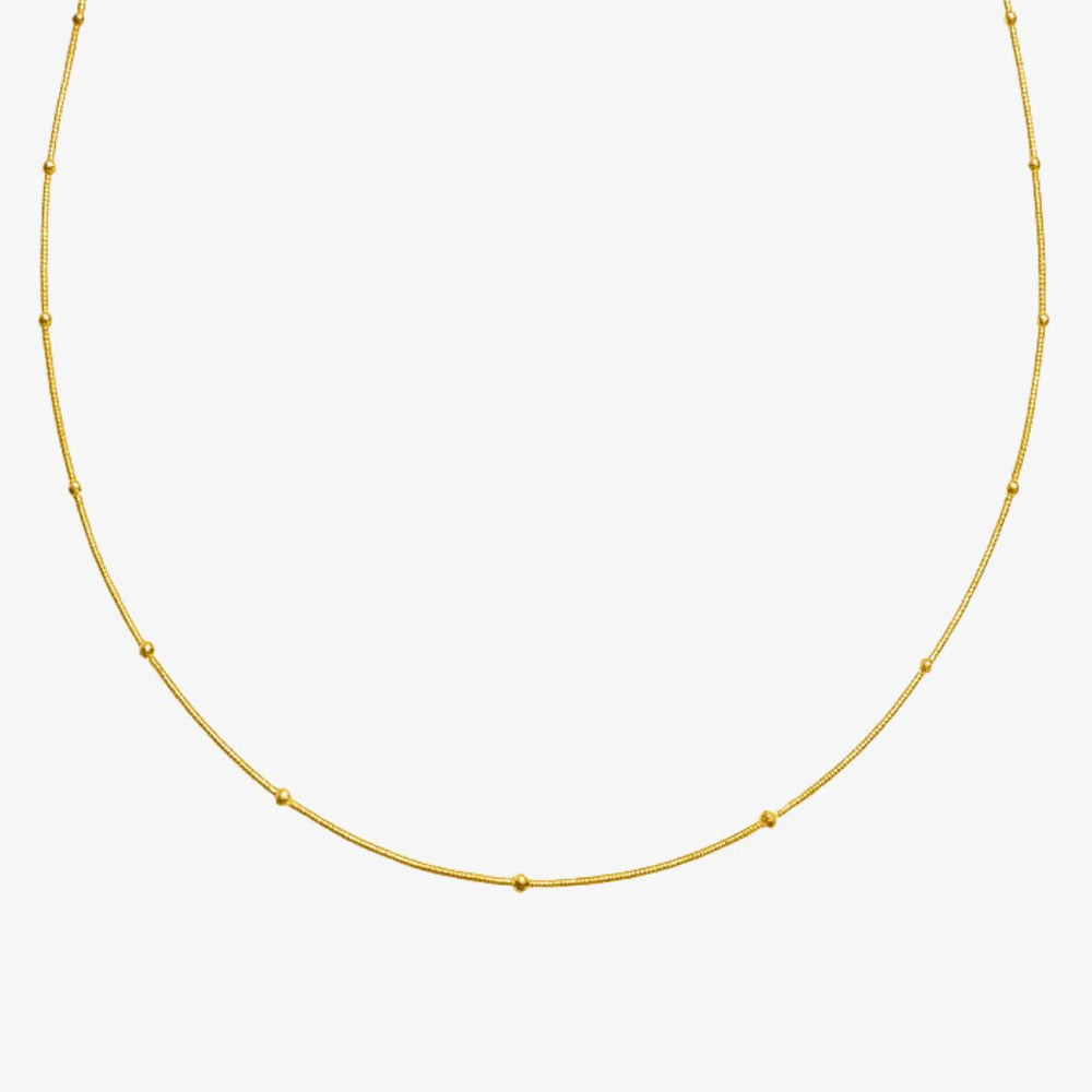 Dot Halskæde - 18K Guldbelagt