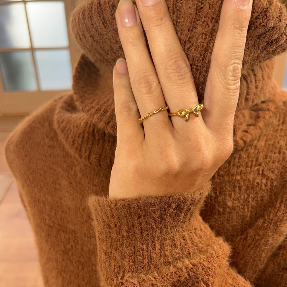 Snoet Ring - 18K Guldbelagt