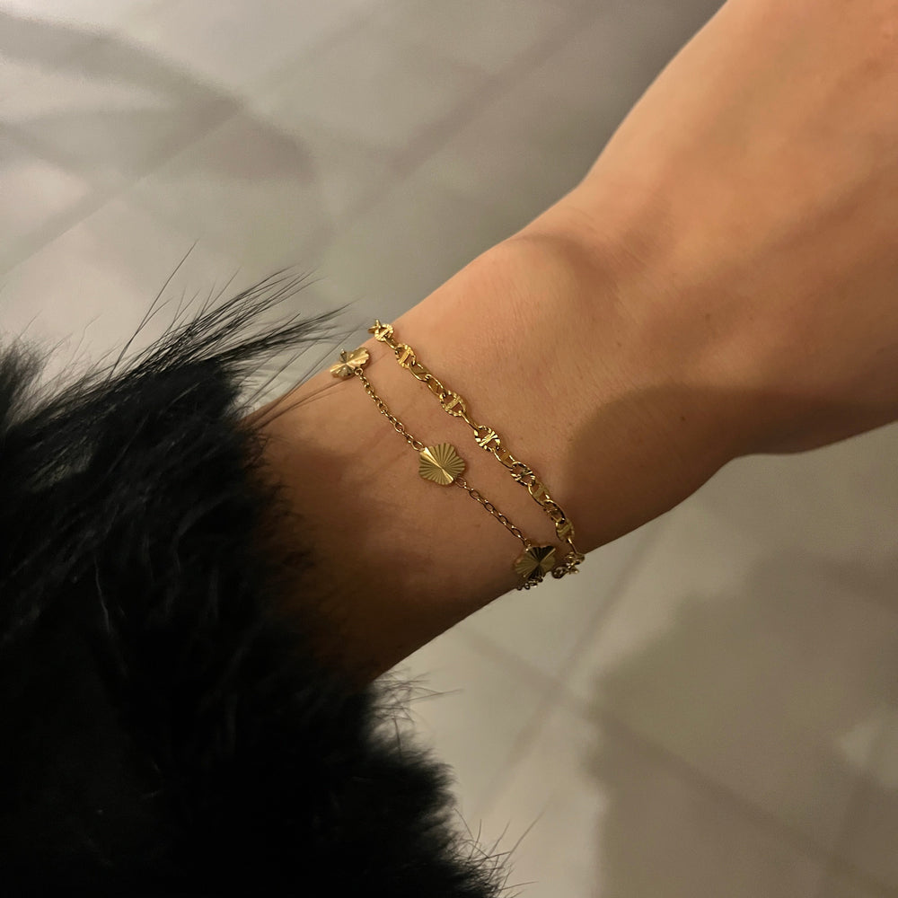 Sun armbånd - 18K Guldbelagt