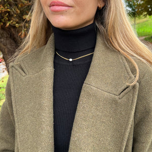 Chunky Perle Halskæde - 18K Guldbelagt