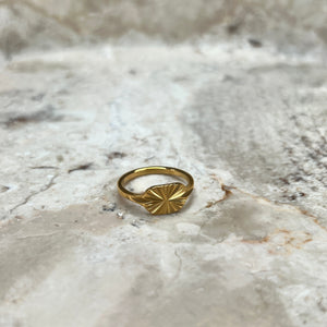 Sun Ring - 18K Guldbelagt