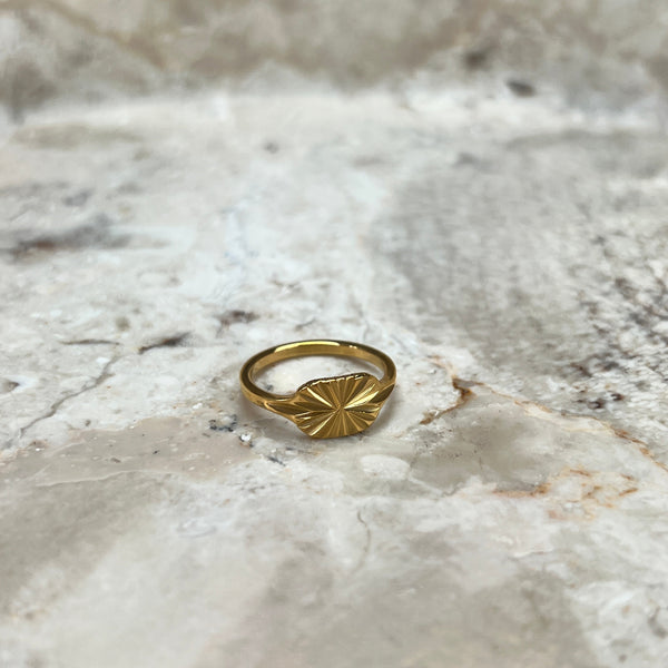 Sun Ring - 18K Guldbelagt