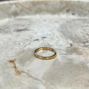 Classic Sun Ring - 18K Guldbelagt
