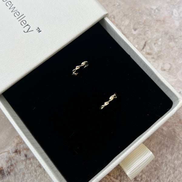 Twisted Hoops Øreringe - 925 Sterling Sølv