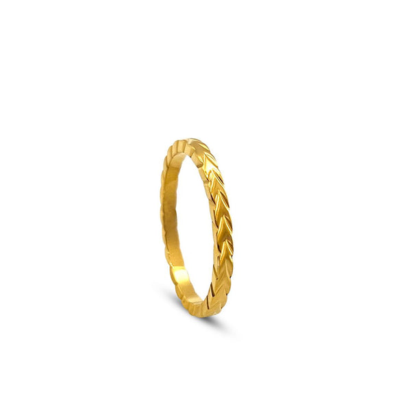 Classic Sun Ring - 18K Guldbelagt