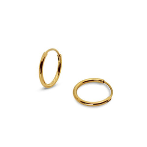 Classic Hoops Øreringe - 18K Guldbelagt