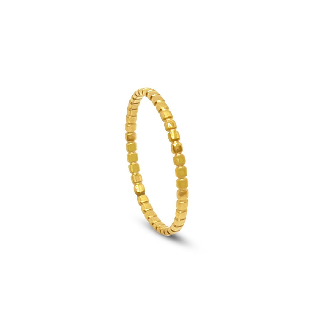 Stribe Ring - 18K Guldbelagt
