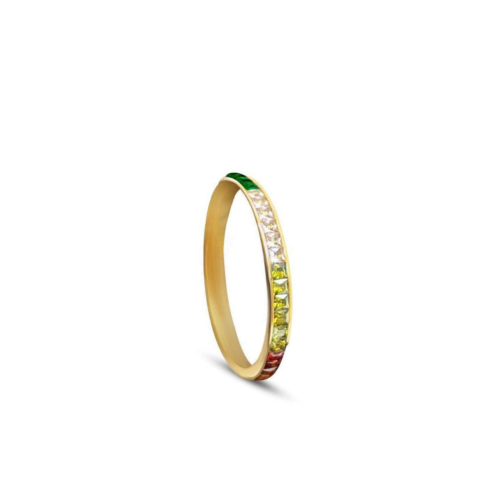 Color Ring - 18K Guldbelagt