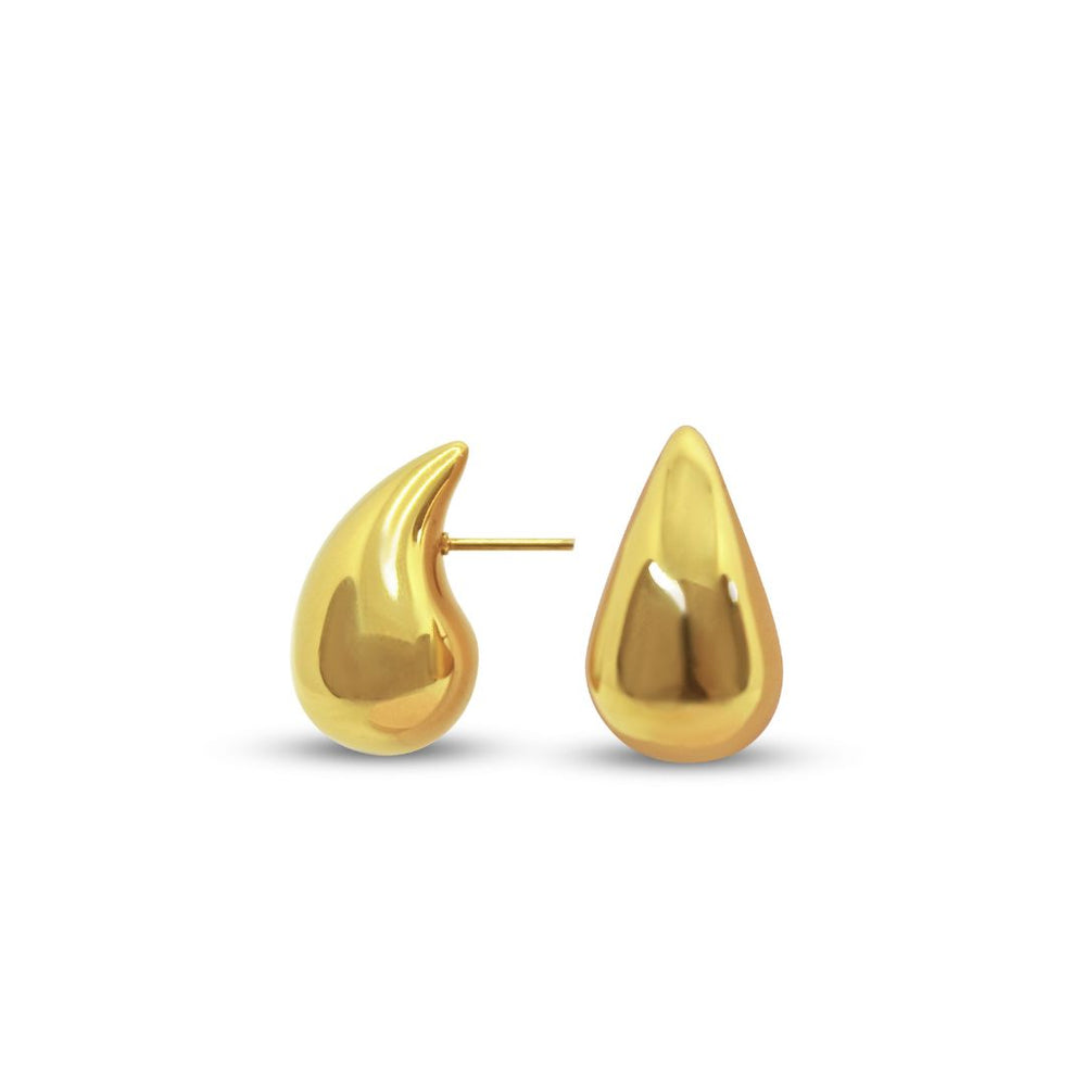 Teardrop Øreringe - 18K Guldbelagt