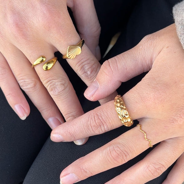 Chunky Ring - 18K Guldbelagt