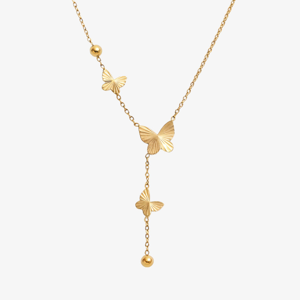 Butterfly Halskæde - 18K Guldbelagt