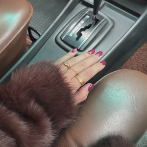 Irregular Ring - 18K Guldbelagt