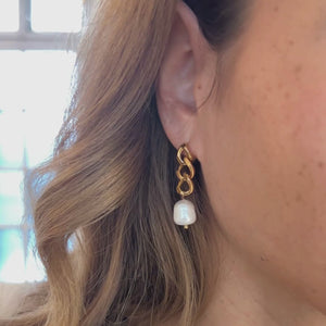 Chunky Chain Øreringe - 18K Guldbelagt