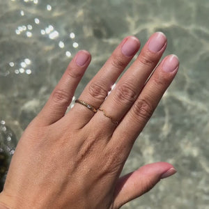 Ocean Ring - 18K Guldbelagt