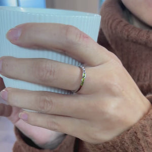 Color Ring - Sølvfarvet