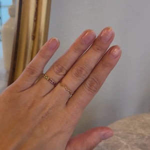 Color Ring - 18K Guldbelagt